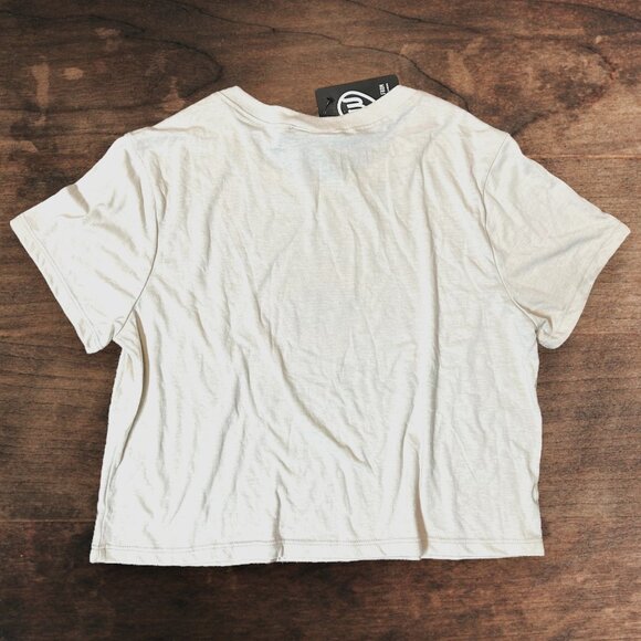 Miami "Where I’m From" South Beach Oversized Crop Tee | Cream | Size M | NWT - Picture 2 of 4